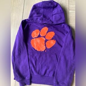 Clemson girls hoodie, size M